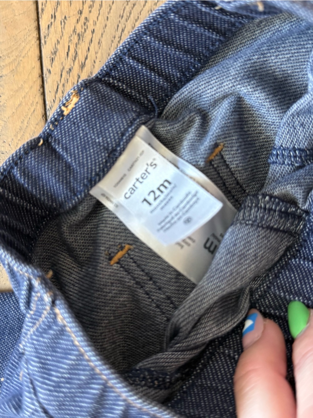 Carter’s + Cat & Jack 12M Jeggings Pants Lot of 2 - Picture 6 of 10